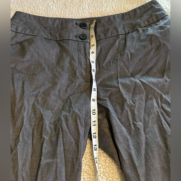 Apt 9 Women’s Gray Dress Pants  Size 8 Curvy Fit With Pockets - Picture 6 of 9